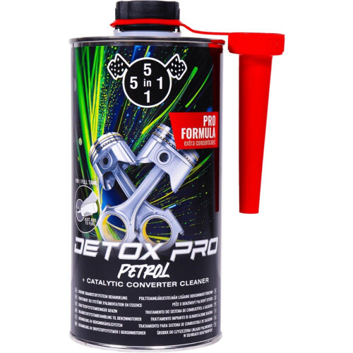 5in1 Petrol Detox Pro 1Liter - Benzine Reiniger en Smeermiddel
