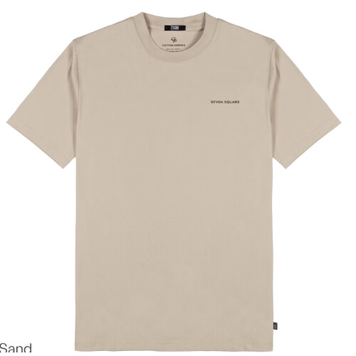 7Square Sky T-Shirt - Heren - Zacht Ademend - Beach Sand