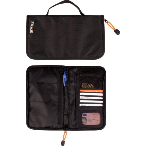 Abbey Camp Accessoires Tas - Reisorganiser - Diverse opbergmogelijkheden - Zwart - ca. 25 x 14 x 2 cm