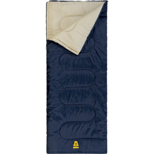 Abbey Camp Amsterdam - Dekenmodel Slaapzak - Extra ruim - 210 x 85 cm - Blauw