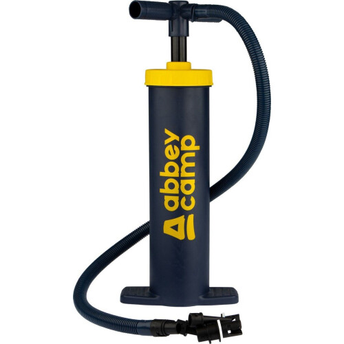 Abbey Camp Double Action Handpomp - Pomp met dubbele werking - 2 x 2.0 L - Marine/Geel Tweedehands