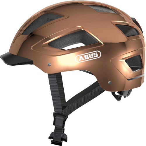 Abus Hyban 2.0 - Fietshelm - LED-achterlicht - Chrome Rosé (M 52 t/m 58 CM) Tweedehands