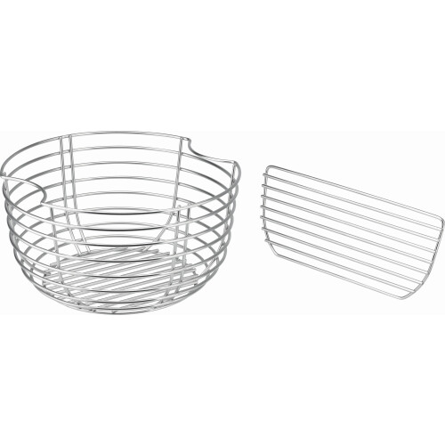 Accessoire set houtskoolmand&as opvangbak kamado 45,5 cm Tweedehands