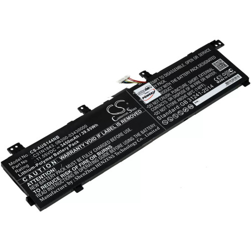 Accu geschikt voor laptop Asus VivoBook S15 S532FA-BN139T, type C31N1843 - 11,55V - 3450 mAh