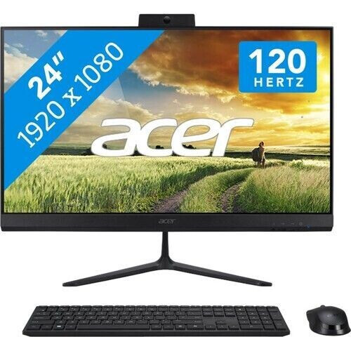 Acer Aspire C24-B I5816 - All-in-One PC - Intel Core i5 - Zwart Tweedehands