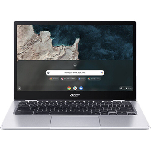 ACER Chromebook Spin 513 CP513-1H-S62G - 13.3"FHD Multi-Touch - Qualcomm Snapdragon 7c - Pure Silver Tweedehands