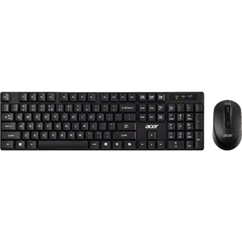 Acer Combo Set - Draadloos Toetsenbord + Muis - FullSize Membraan - Zwart Grijs Tweedehands