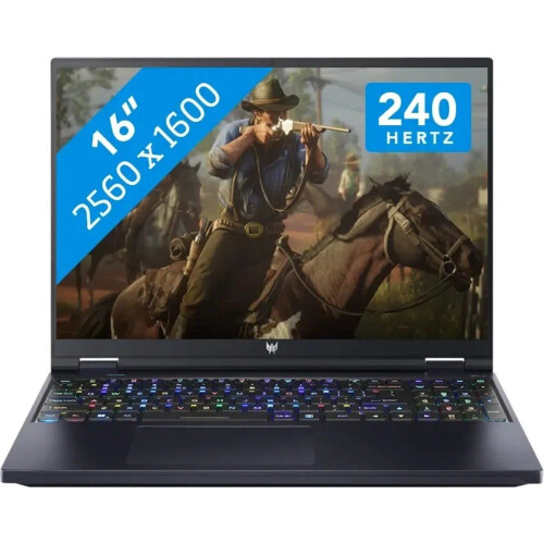 Acer Predator Helios Neo 16 PHN16-72-95HS - Gaming Laptop - Intel Core i9-14900HX - GeForce RTX 4070 - 32GB RAM - 1TB SSD - 16" WQXGA (2560x1600) 240Hz Tweedehands