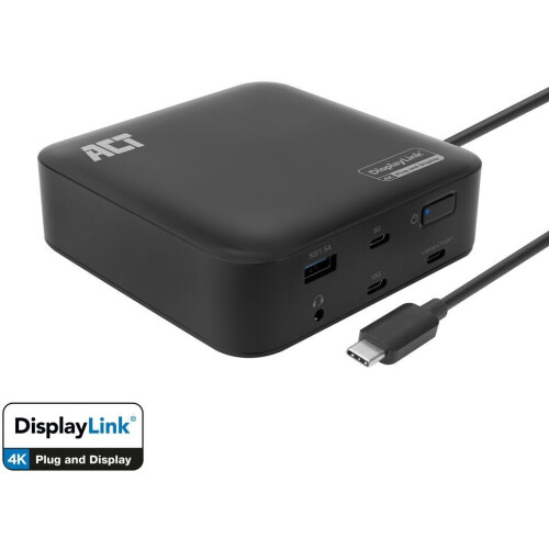 ACT AC7150 - USB-C Docking Station - 2x 4K HDMI/DisplayPort - 85W PD Tweedehands