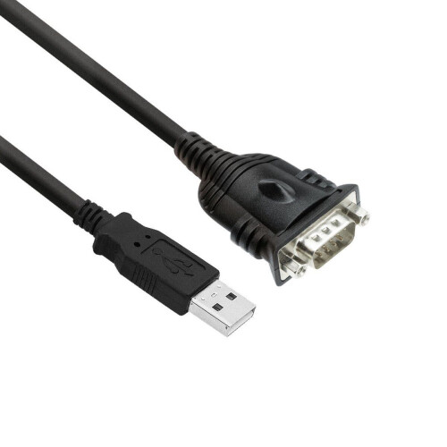 ACT EM1016 - USB naar Serieel Converter - RS-232 aansluiting - Zwart