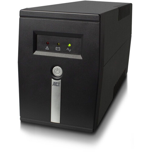 ACT Line Interactive UPS 600VA - 360W met AVR - Geluidsalarm en LED-melding Tweedehands