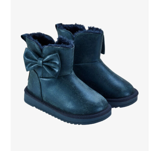 ADee Bowtiful Boots - Meisjes Laarzen - Luxe imitatiesuède met strik - Heritage Navy - Maat 28 Tweedehands