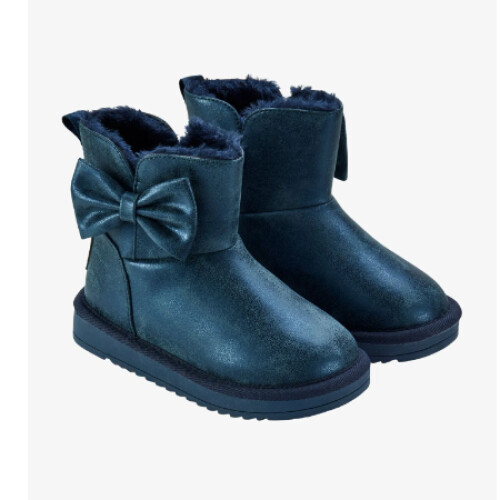 ADee Bowtiful Heritage - Meisjes Laarzen - Luxe imitatiesuède met strik - Navy - Maat 27 Tweedehands