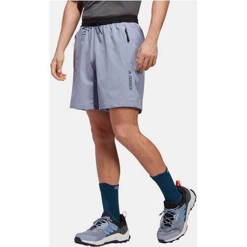 adidas Liteflex Short Korte Broek Zilver/Fuchsia Tweedehands