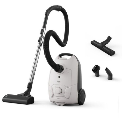 AEG AB51C2SW - Stofzuiger met zak - AllFloor-mondstuk 99,99% filtering - Wit