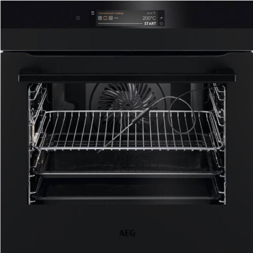 AEG BPK848330T - Inbouw Stoomoven - Pyrolyse WiFi Kerntemperatuursensor - Mat zwart Tweedehands