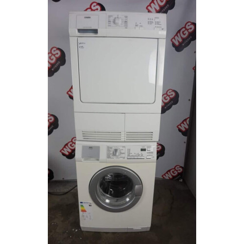 AEG Carat - Wasmachine en Condensdroger - 1400 toeren 7 kg en 6 kg - Set (2 stuks)