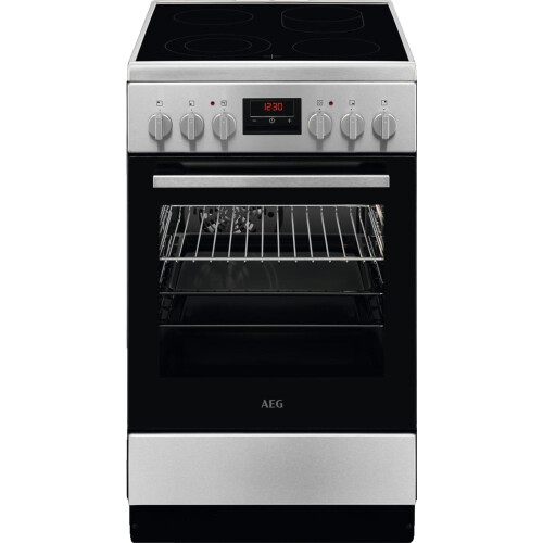 AEG CCB544COBM - Keramisch Fornuis - 4 kookzones - Zwart emaille Tweedehands