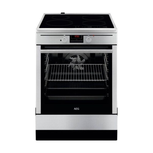 AEG CIB6642ABM - Inductie fornuis 4 zones - SteamBake functie - RVS