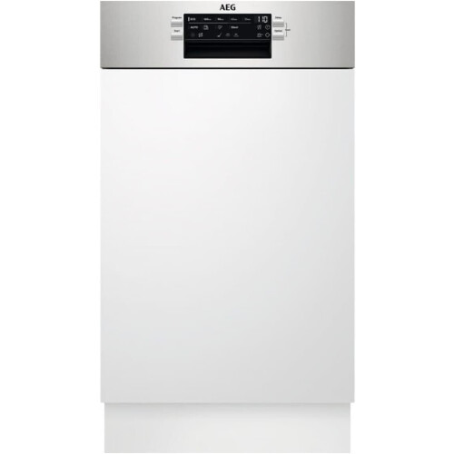 Aeg Favorit Fee62417zm – Half Geïntegreerde Inbouw Vaatwasser 45 Cm – 9 Couverts – Rvs Bedieningspaneel | Nieuw (outlet)