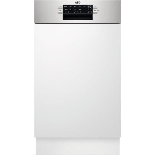 Aeg Favorit Fee62417zm – Half Geïntegreerde Inbouw Vaatwasser 45 Cm – 9 Couverts – Rvs Bedieningspaneel | Nieuw (outlet) Tweedehands