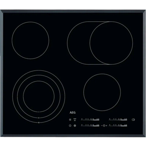 AEG HK65407RFB - Vitrokeramisch kookplaat - DirekTouch Eco Timer OptiHeat Control - 4 kookzones Tweedehands