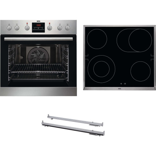 Aeg Kombi3025 Inbouw Oven En Kookplaat Set – 72l Serie 6000 Hetelucht 4 Kookzones | Nieuw (outlet)