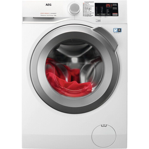 AEG L6FB586CBS - Voorlader - 8 kg Vulgewicht - 1600 rpm - Wit