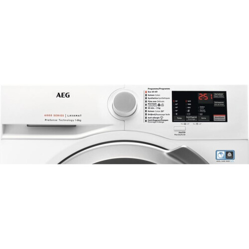 Aeg L6fb586cbs - Wasmachine - 8 Kg - 1600 Tpm - Stoomfunctie - Energieklasse B | Nieuw (outlet)