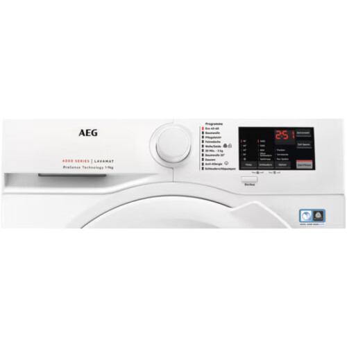 Aeg L6fbf56490 - Wasmachine - 9 Kg - 1400 Tpm - Prosense - Energieklasse A | Nieuw (outlet)
