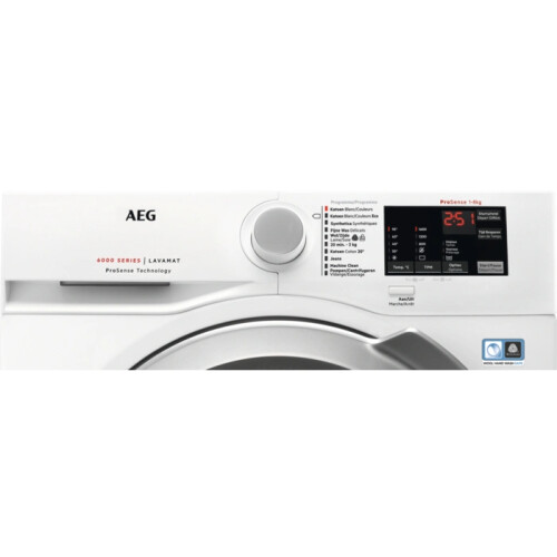 Aeg L6fbi86s - Wasmachine - 8 Kg - 1600 Tpm - Prosense - Energieklasse D | Nieuw (outlet)