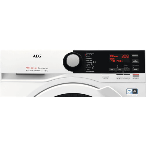 Aeg L7fb84ew - Wasmachine - 8 Kg - 1400 Tpm - Prosteam - Energieklasse C | Nieuw (outlet)