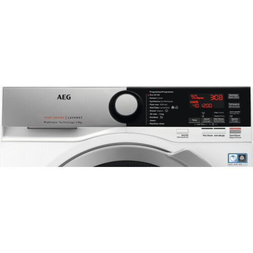 Aeg L7fe794cbs - Wasmachine - 9 Kg - 1400 Tpm - Prosense & Prosteam - Energieklasse A | Nieuw (outlet)