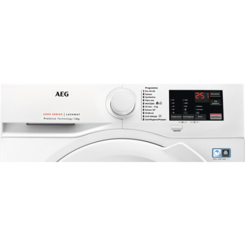 Aeg Lf62cw84 - Wasmachine - 8 Kg - 1400 Tpm - Prosense & Stoomfunctie - Energieklasse A | Nieuw (outlet)