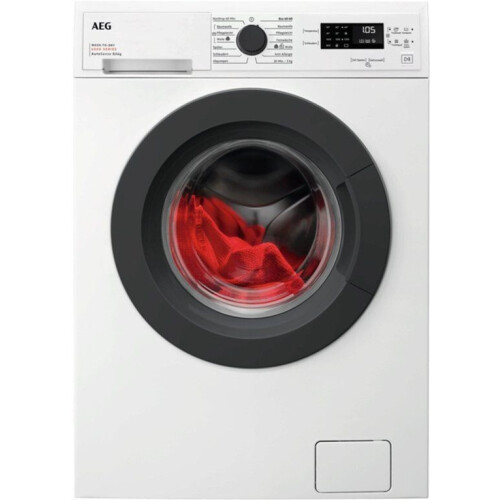 AEG LWK6A50680 - Voorlader - Vrijstaand - Wit - Duits Display