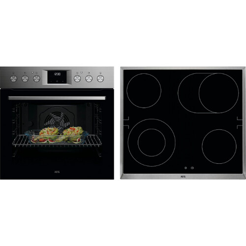 Aeg Oo10hsm Combi – Inbouw Oven Met Glaskeramische Kookplaat (4 Zones) – Surroundcook – 72l | Nieuw (outlet) Tweedehands