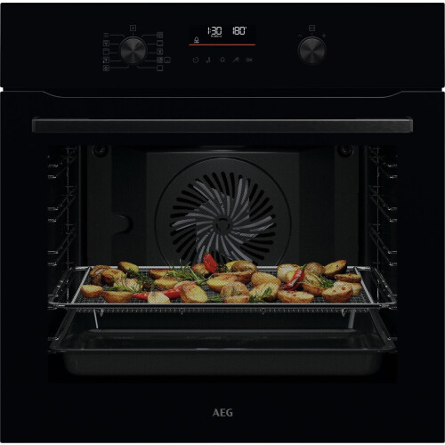 Aeg Os6p50wak Inbouw Oven - Hete Lucht & Grill Functie - Airfry - Pyrolytische Reiniging - 71 Liter - Zwart - Explore Led-display | Nieuw (outlet)