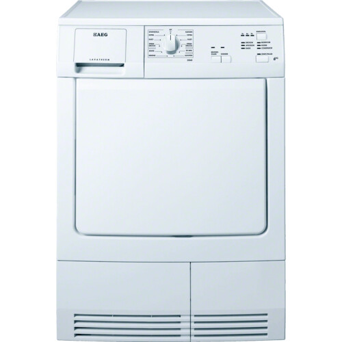 AEG T55540 - Condensdroger 6 kg - Anti-kreukfase - Wit Tweedehands