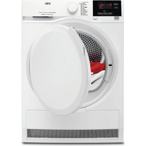 AEG T7DB83GP - Warmtepompdroger - SensiDry® technologie - Maximaal vulgewicht 8 kg