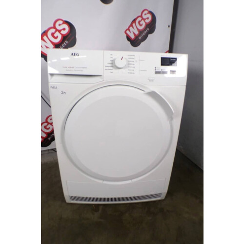 AEG T7DBNP400 - Warmtepompdroger - 7 kg trommelinhoud - 6 maanden garantie (2dehands) Tweedehands