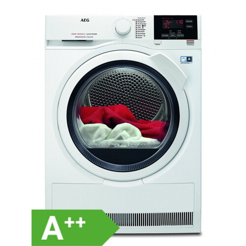 AEG T8DB66580 - Warmtepompdroger 8kg - AbsoluteCare® - SensiDry - Wit