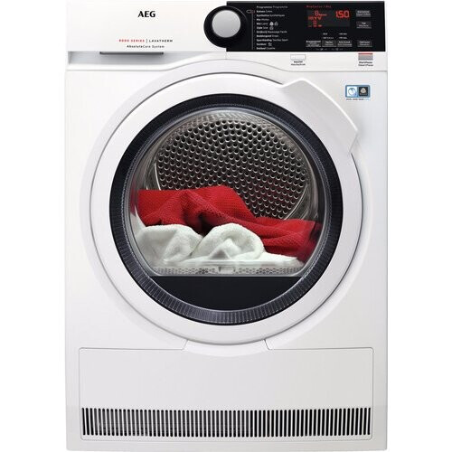 Aeg T8dbe86w - Warmtepompdroger - 8 Kg - Absolutecare & Sensidry - 65 Db - Energieklasse A+++ | Tweedehands (Refurbished) Tweedehands
