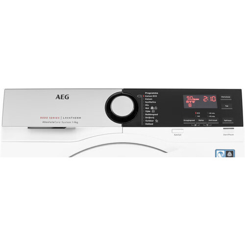 Aeg T8de95ew - Warmtepompdroger - 9 Kg - Absolutecare & Sensidry - 65 Db - Energieklasse A++ | Tweedehands (Refurbished)