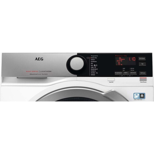 Aeg T8dens86 - Warmtepompdroger - 8 Kg - Absolutecare - 65 Db - Wit | Nieuw (outlet)