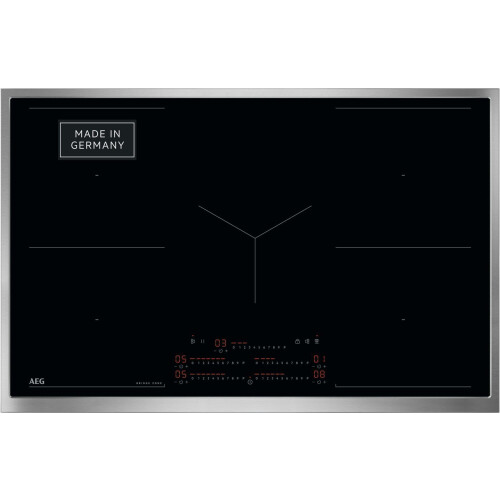 AEG TK85IM0FRB - Inductiekookplaat 80 cm - 5 Flexzones - Roestvrijstalen Frame