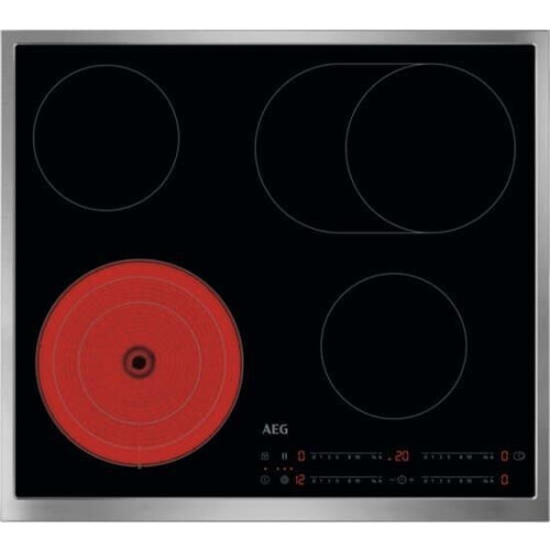 AEG TO64RAA7XB - Ingebouwde kookplaat - 60 cm - 4 zone(s) - Zwart