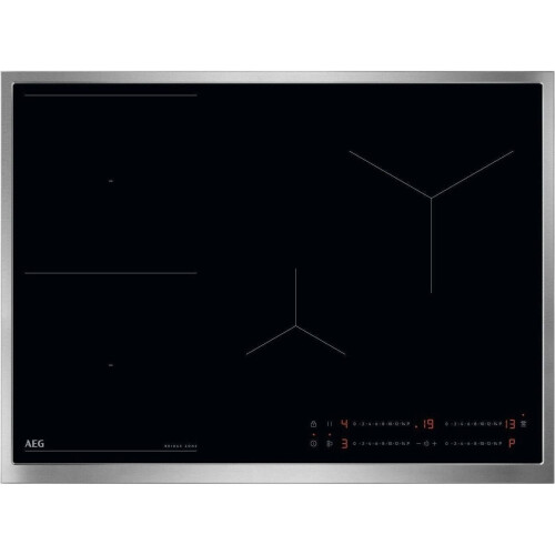 AEG TO74IB00UB - Inbouw inductiekookplaat - 4 inductiezones met PowerBoost en Bridge-functie - Zwart glaskeramiek
