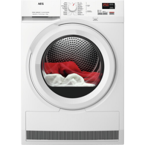 AEG TR71CWZ84 - Warmtepompdroger - SensiDry 8 kg - 66 dB - Energieklasse E - Wit Tweedehands