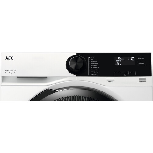 Aeg Tr7tc86 - Warmtepompdroger - 8 Kg - Sensidry - 67 Db - Energieklasse C | Nieuw (outlet)