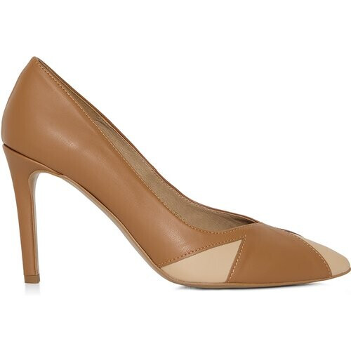 AGAZI dames vegan Pumps Ivo Karamel Amandel Bruin Tweedehands